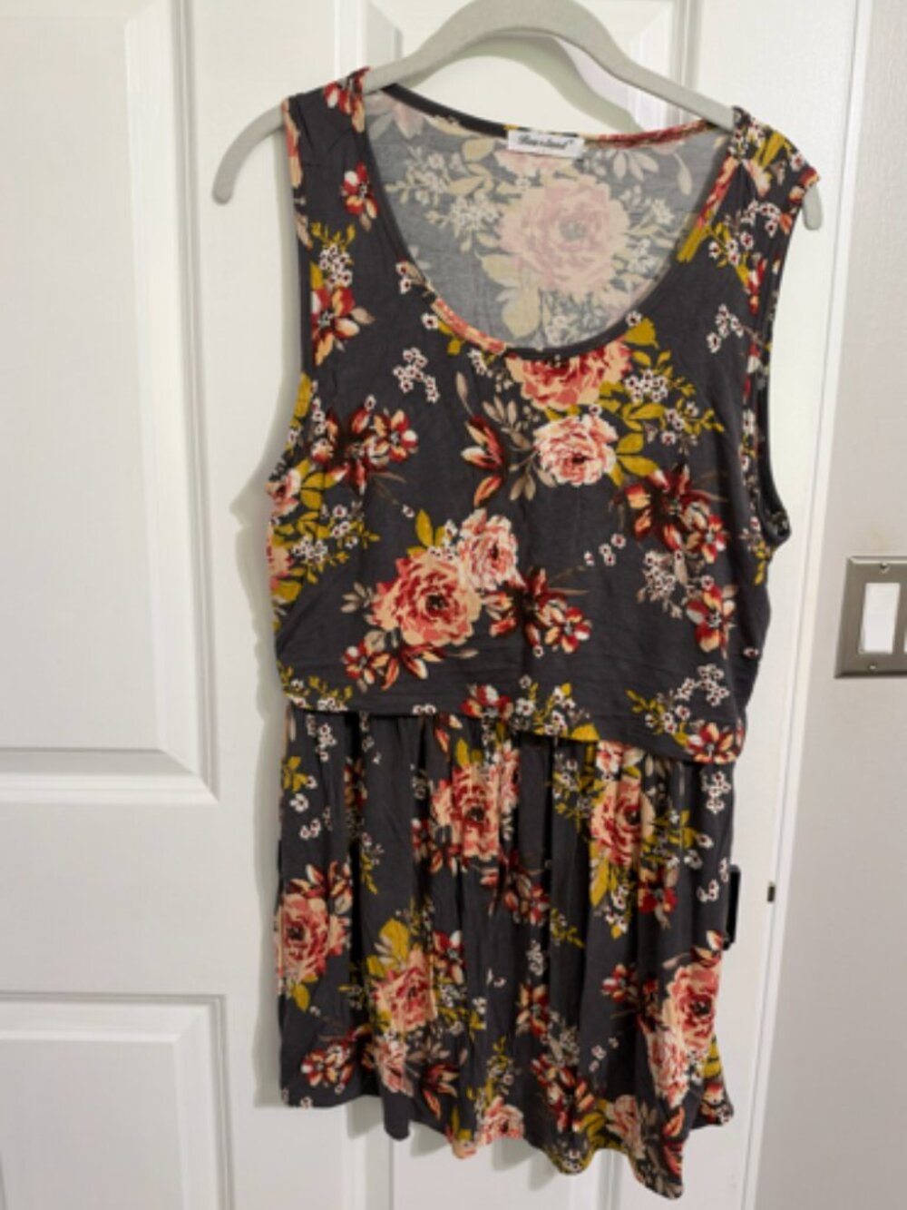 Women's Maternity Floral Top
